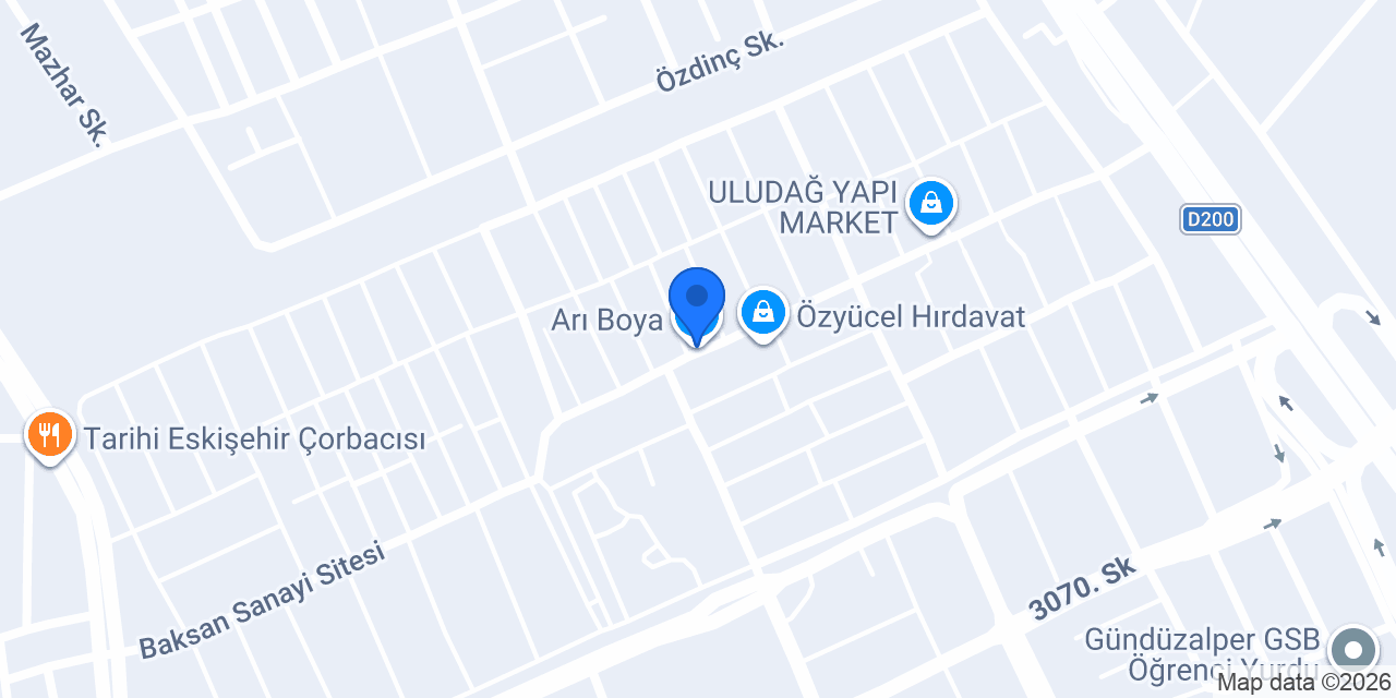 Arı Boya konumu