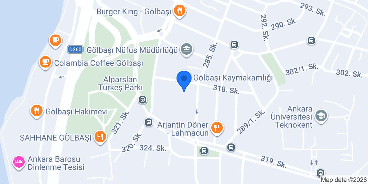 Gölbaşı Kaymakamlığı konumu