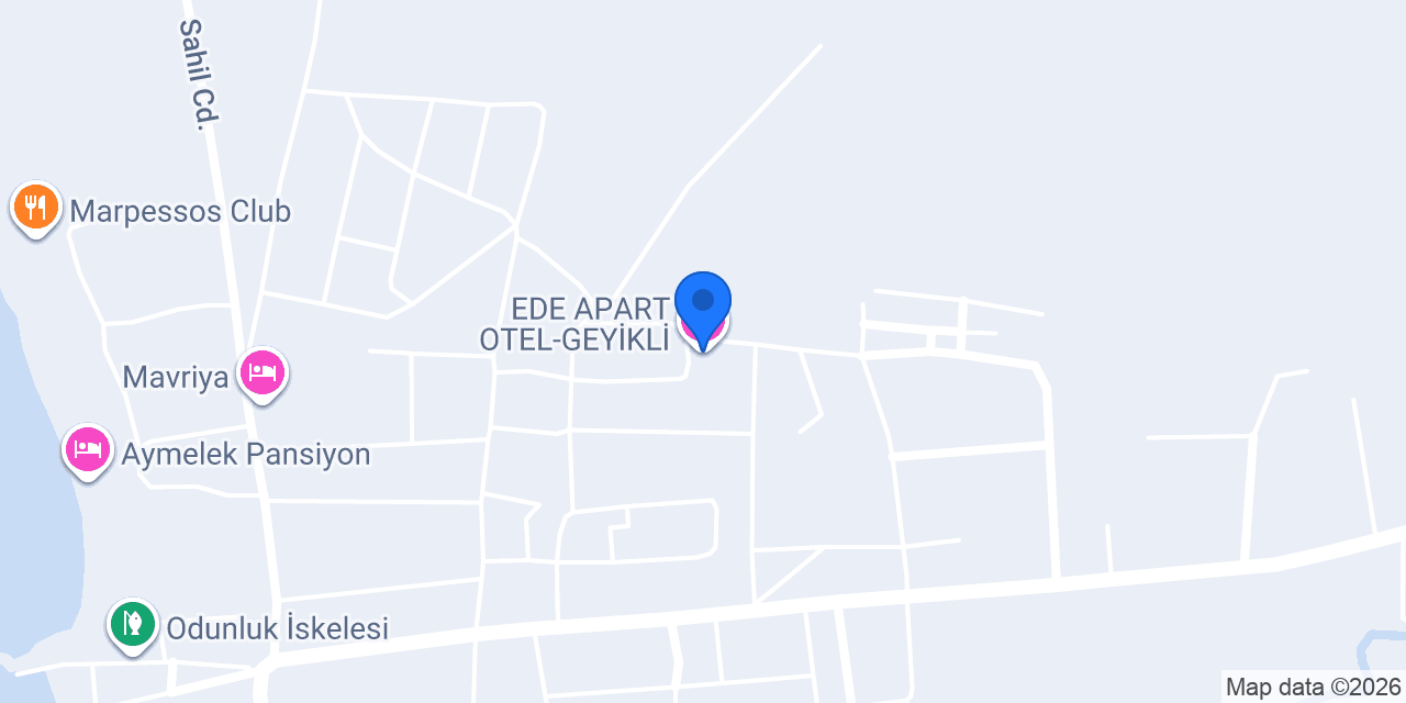 EDE APART OTEL-GEYİKLİ konumu