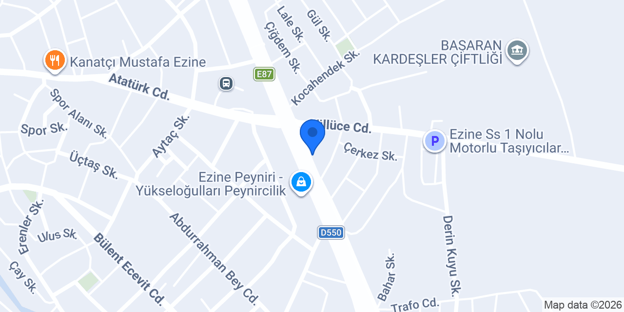 Güven Ekmek konumu