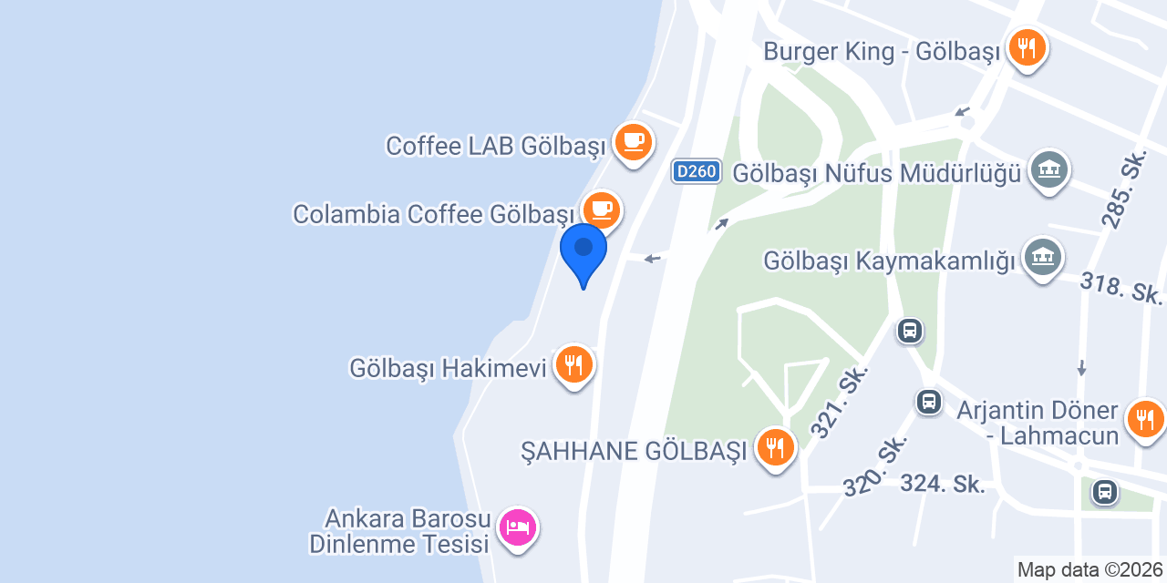 Caffé di Toeé Mogan Gölü konumu