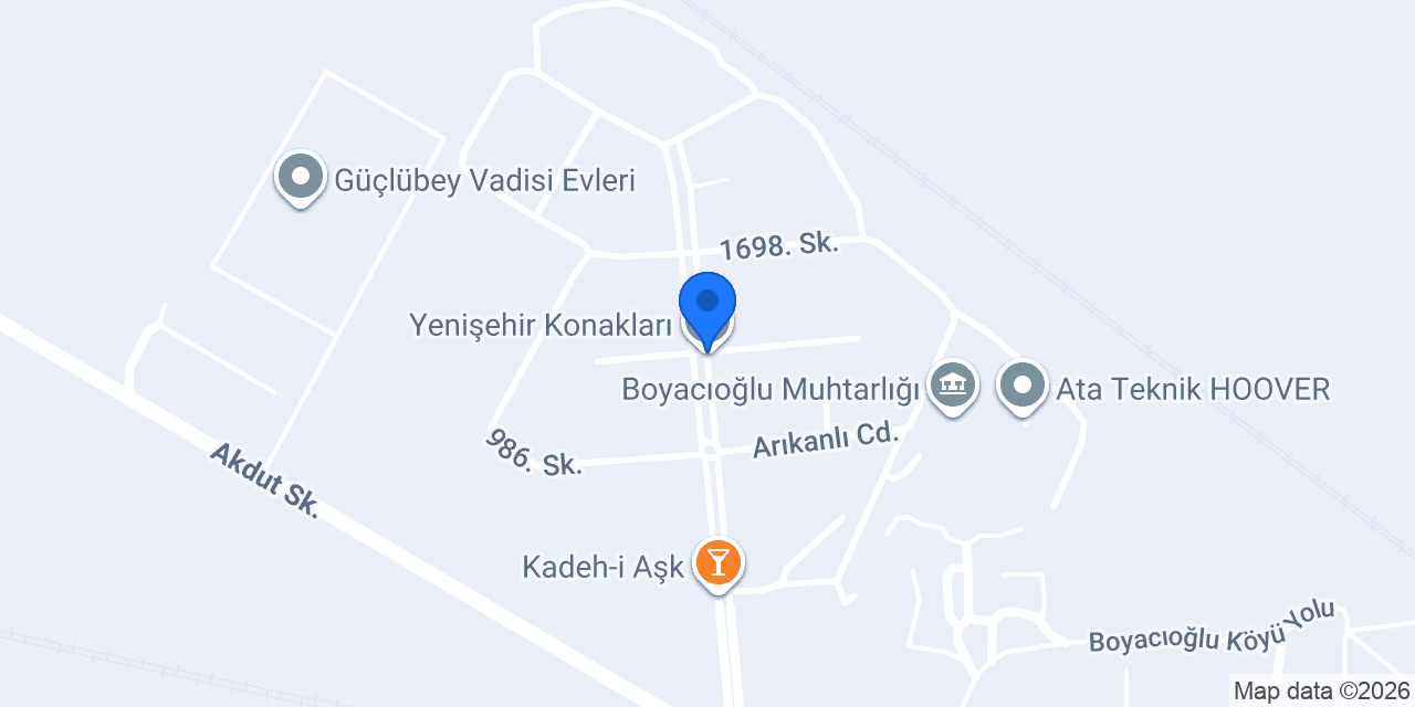 Yenişehir Konakları konumu