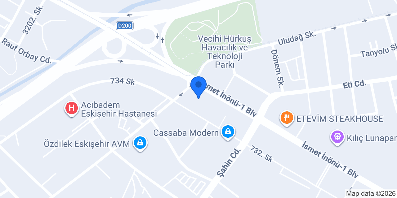 Pusula Pub Eskişehir konumu