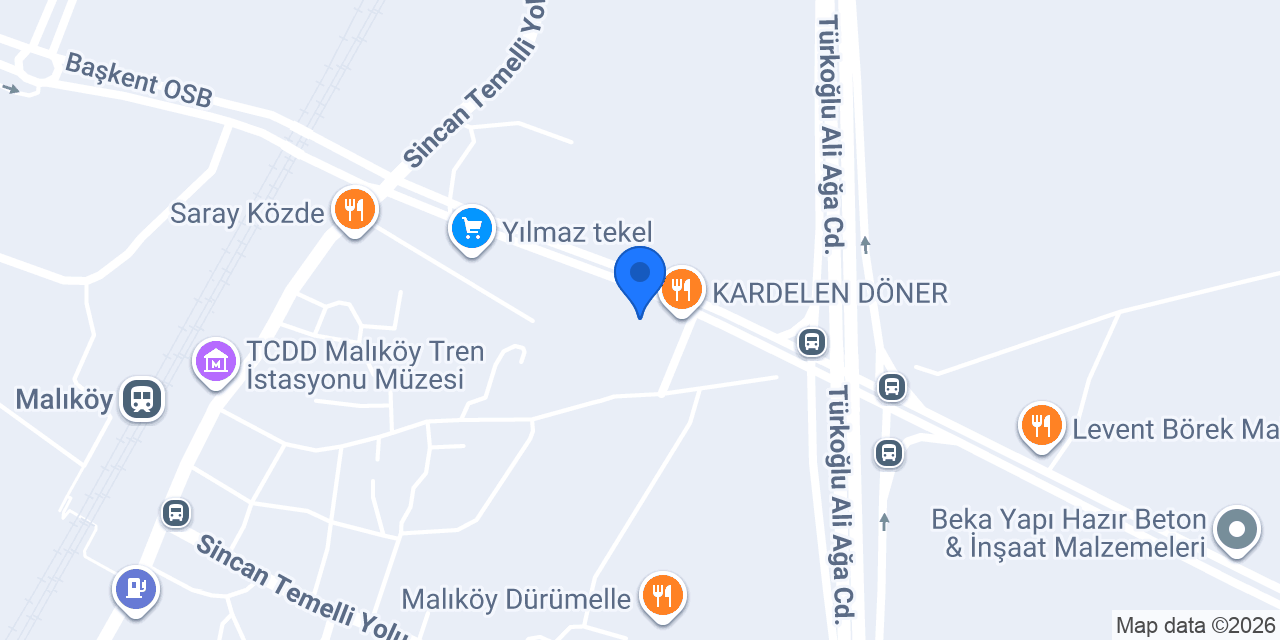 Komagene Temelli OSB Şubesi konumu