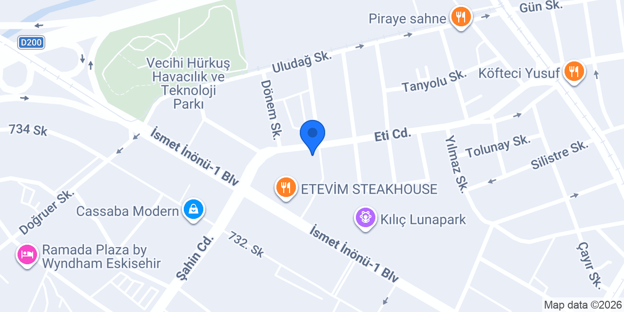 Avis Eskişehir Şehir konumu