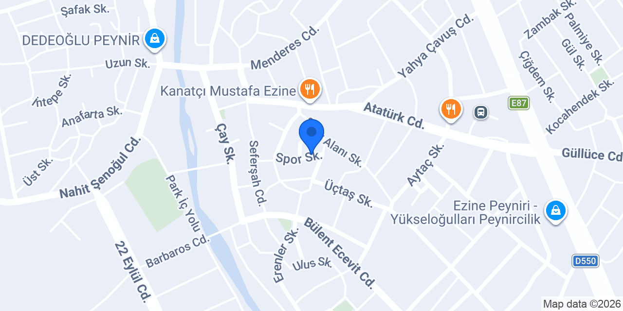 Er-ay Tekstil konumu