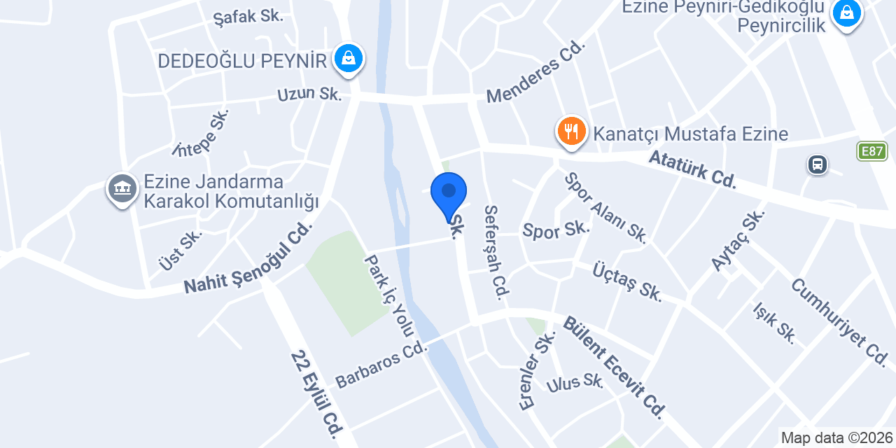 Özturan Erkek Kuaförü konumu