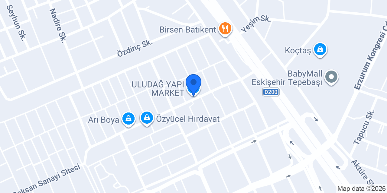 ULUDAĞ YAPI MARKET konumu