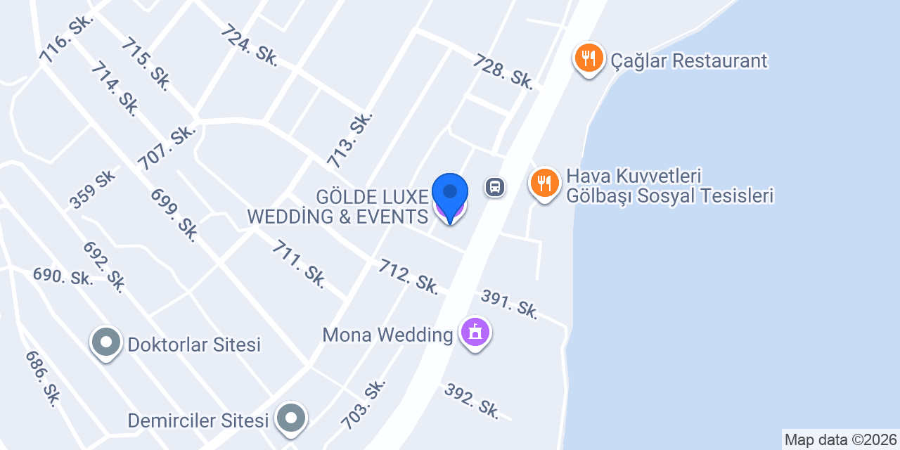 GÖLDE LUXE WEDDİNG & EVENTS konumu