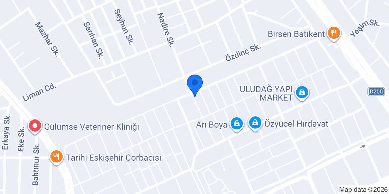 Şimşek Mobilya konumu