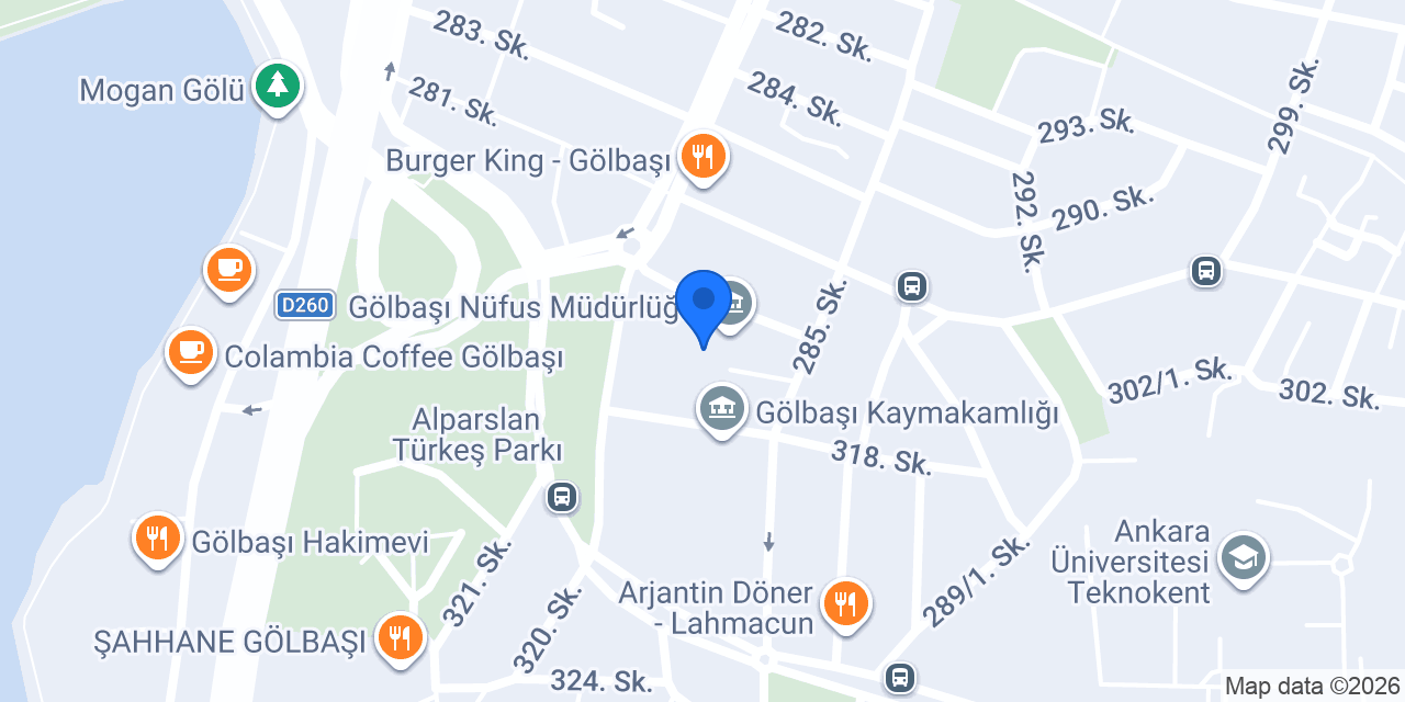 Gölbaşı Tapu Müdürlüğü konumu
