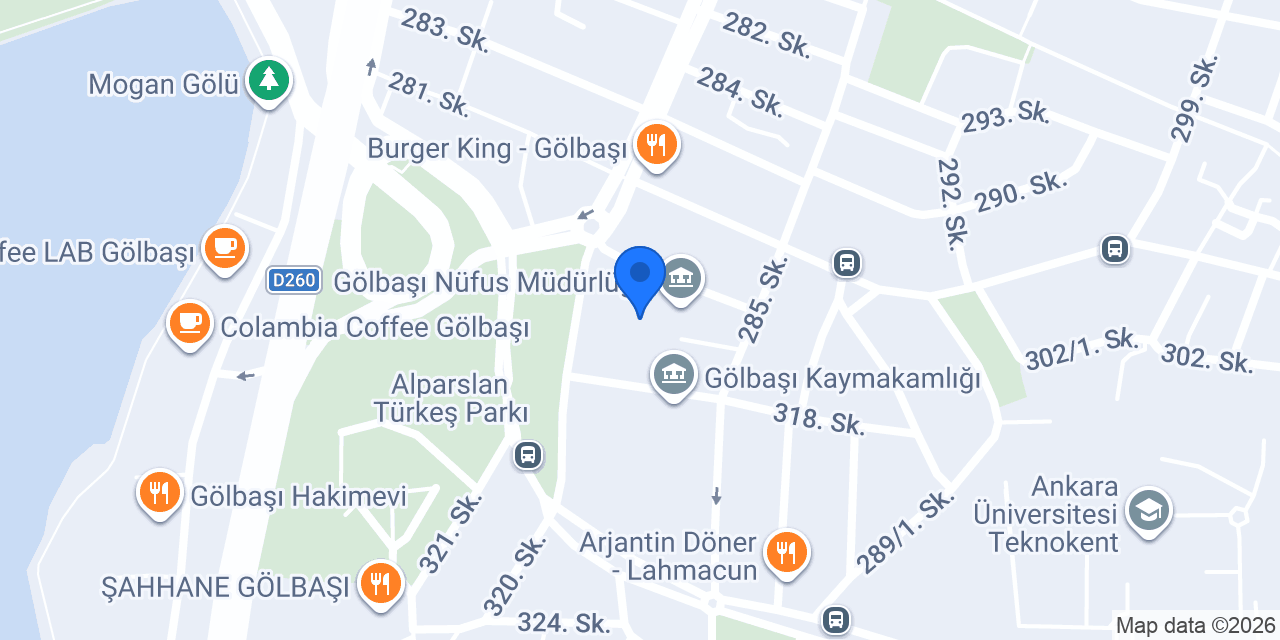 Gölbaşı Adliyesi konumu