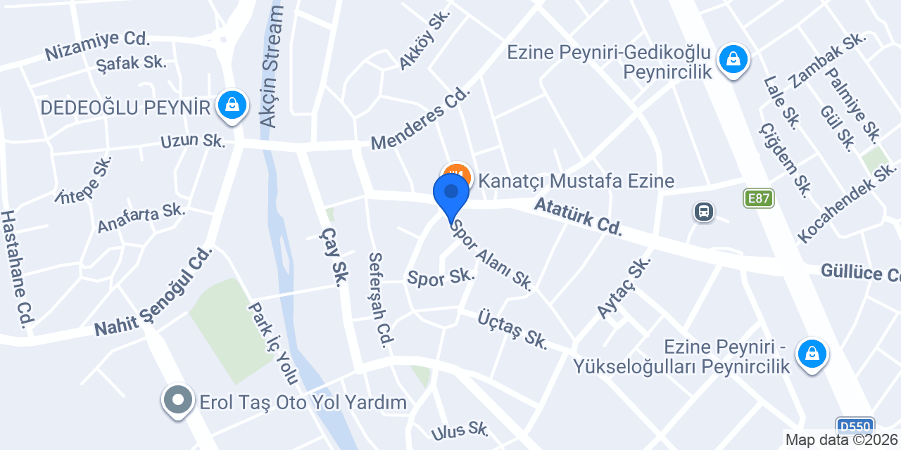 EF Mimarlık Mühendislik konumu