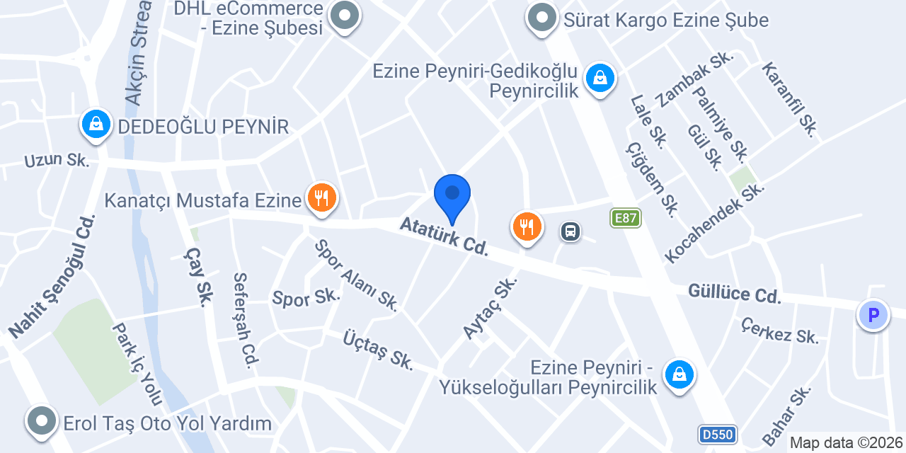 Tarım İlçe Müdürlüğü konumu