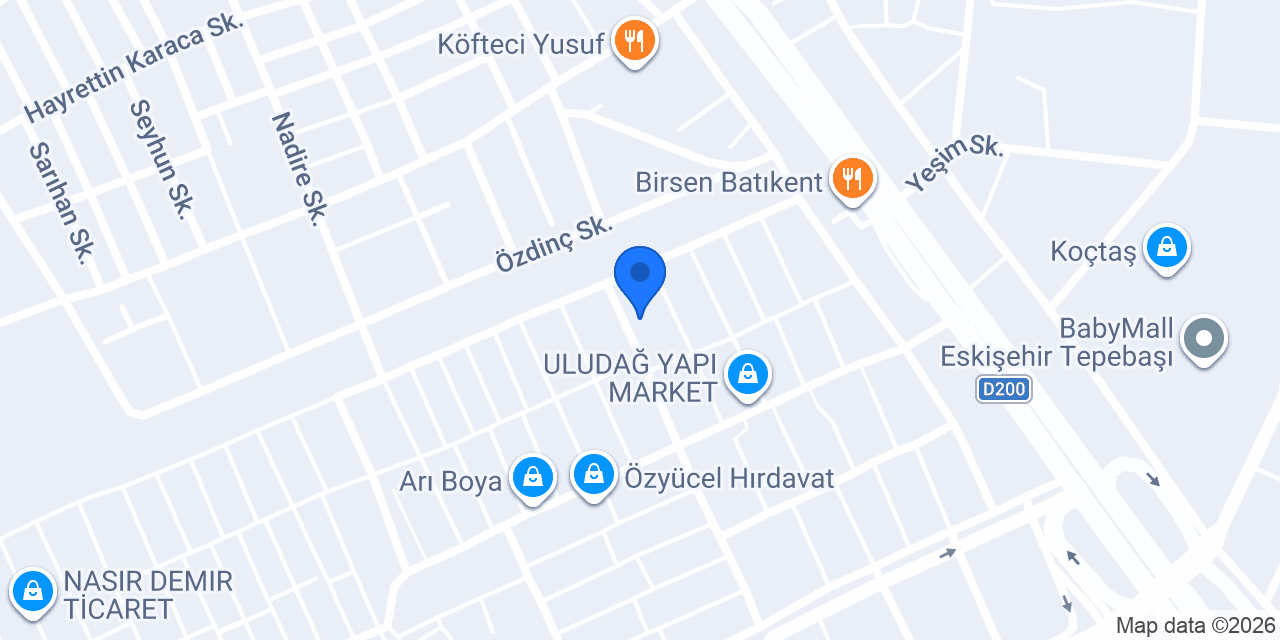 Eti Yapı ve Mobilya konumu