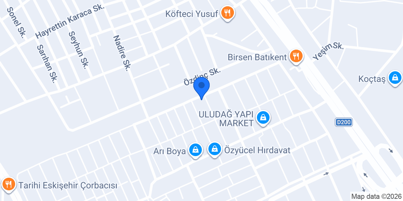 ESKİŞEHİR ORMAN ÜRÜNLERİ konumu