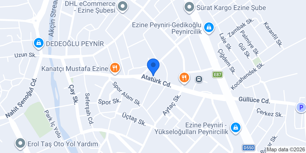 AYKUT OPTİK konumu