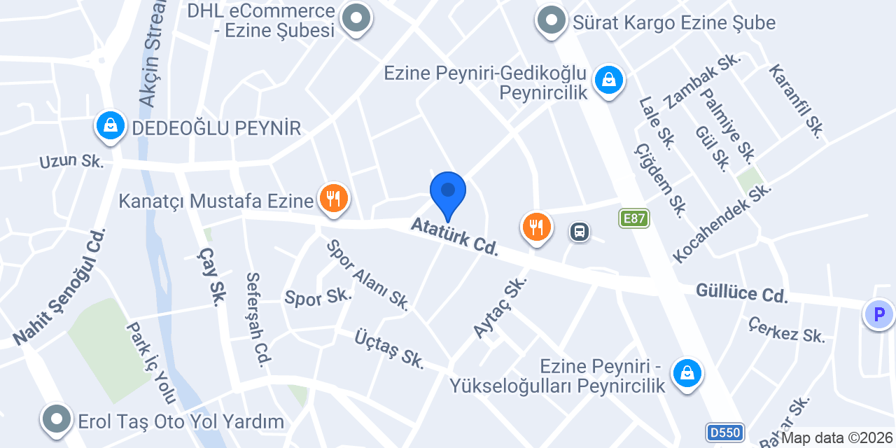 Tutku Pastanesi konumu