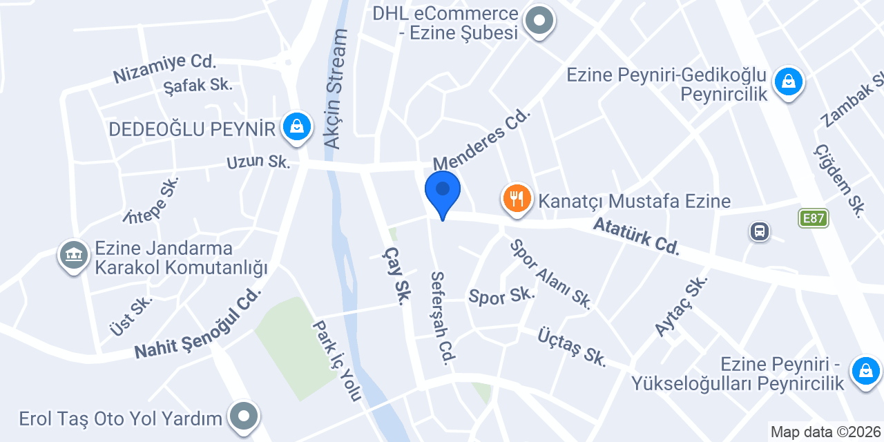 Diş Hekimi Kerem Tamer konumu