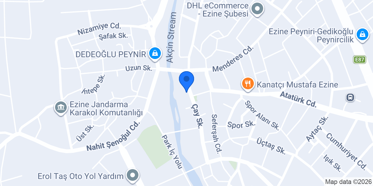Ata Erkek Kuaförü konumu