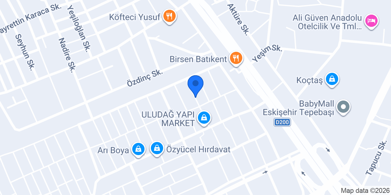 Eska Yapı Dekorasyon konumu