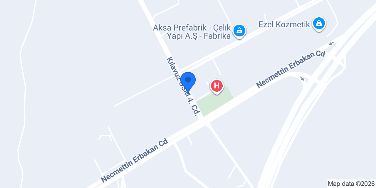 Korkmaz Havalandırma konumu