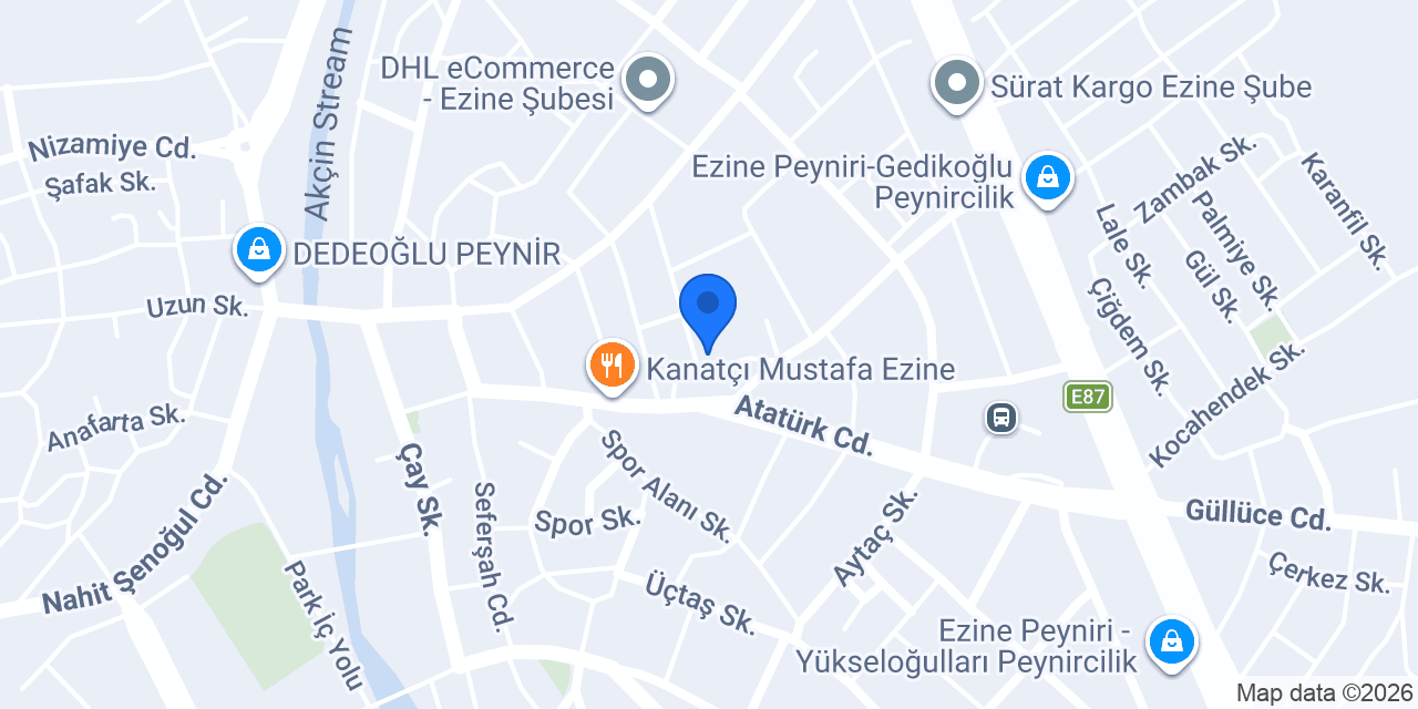 ezine meydan pastanesi konumu