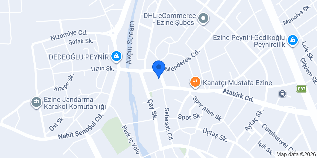 EZİNE CAN TANTUNİ konumu
