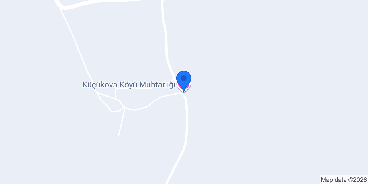 Küçükova Köyü Muhtarlığı konumu