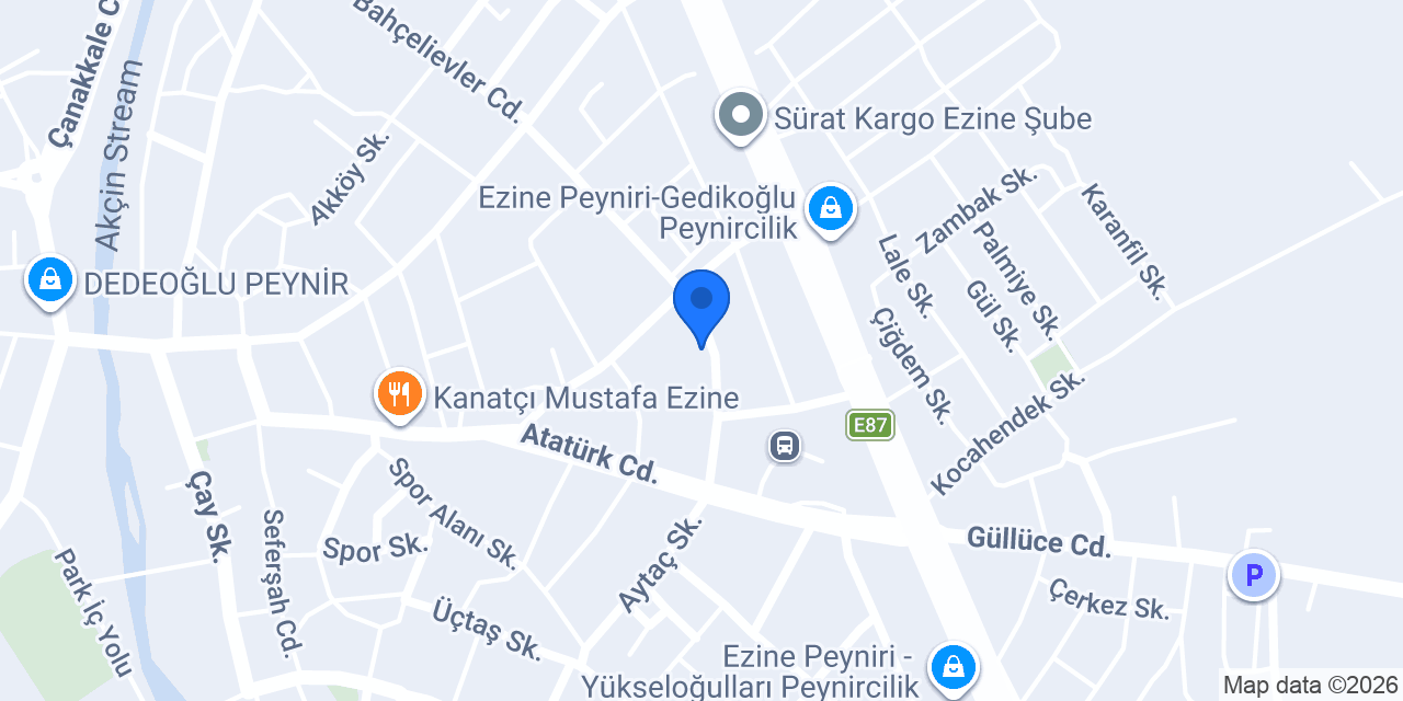 Sazplan Ezine Modern konumu