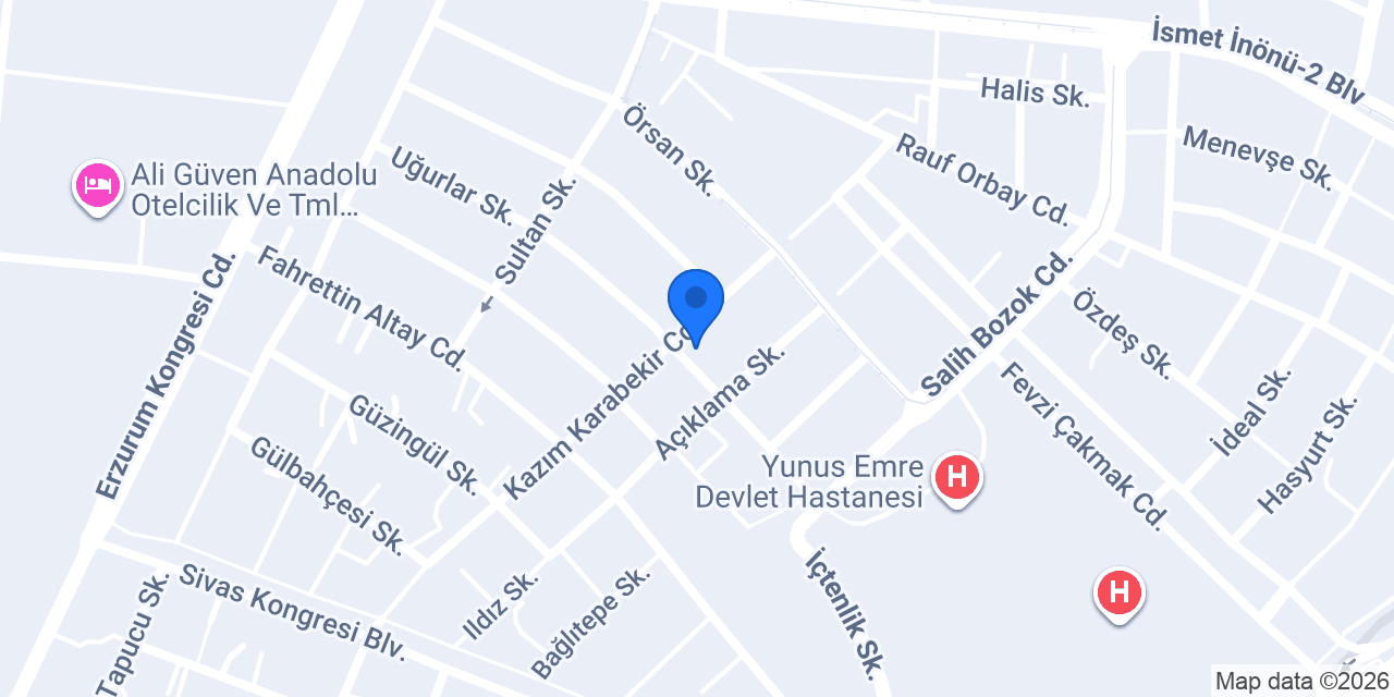 Avukat Yağmur Ergün konumu