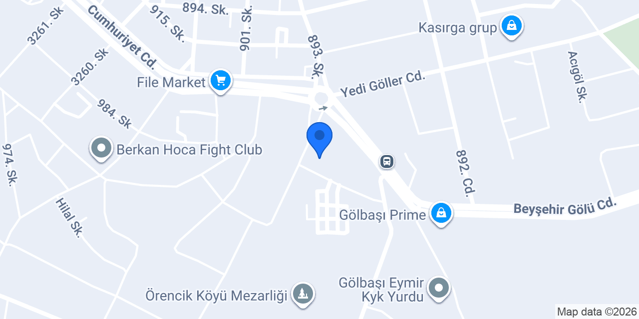 GÖLBAŞI FERHATLAR ÖĞRENCİ YURDU konumu