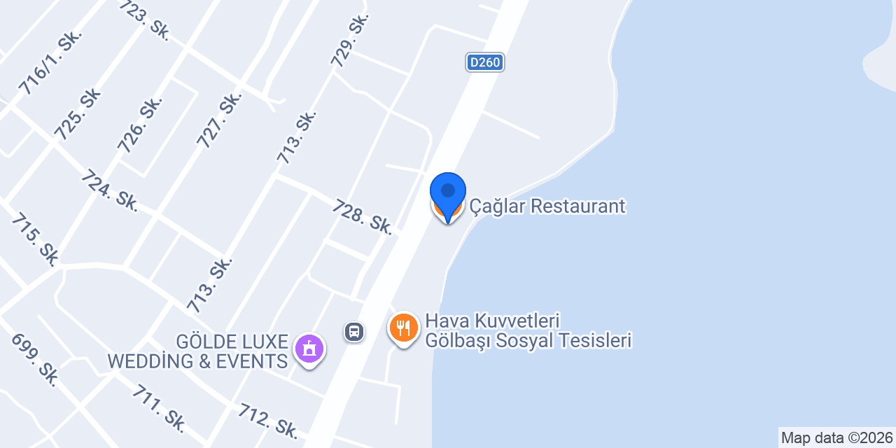 Çağlar Restaurant konumu