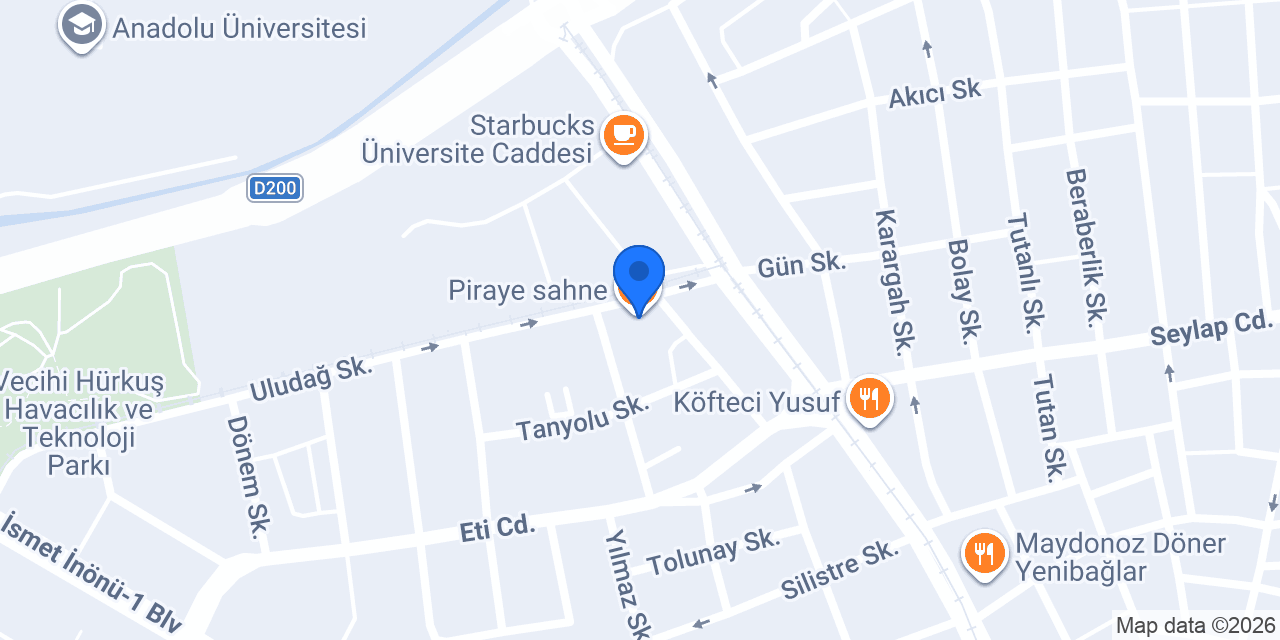 Piraye sahne konumu