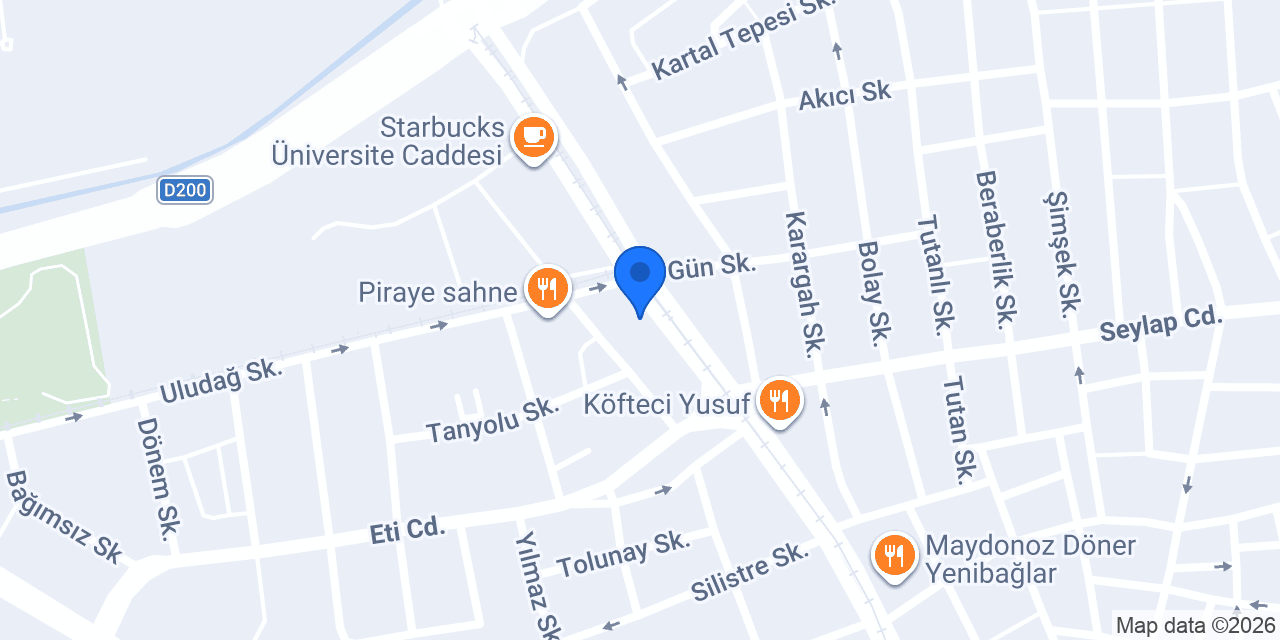 Divanev Eskişehir - Yataş konumu
