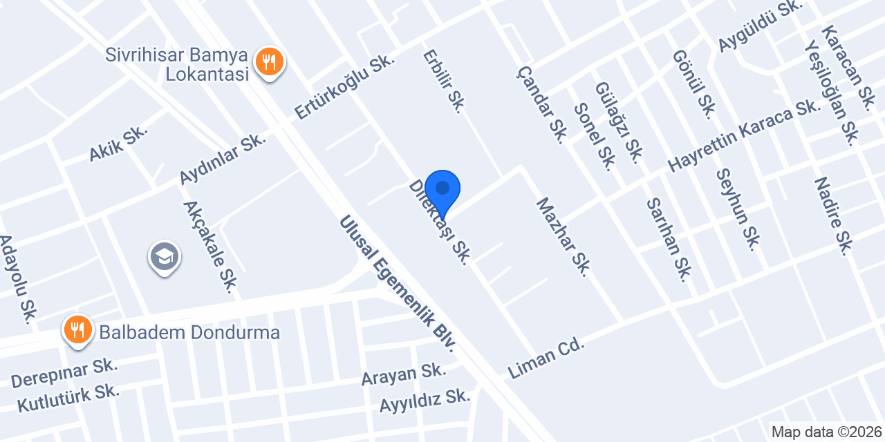 Akpınar kereste konumu
