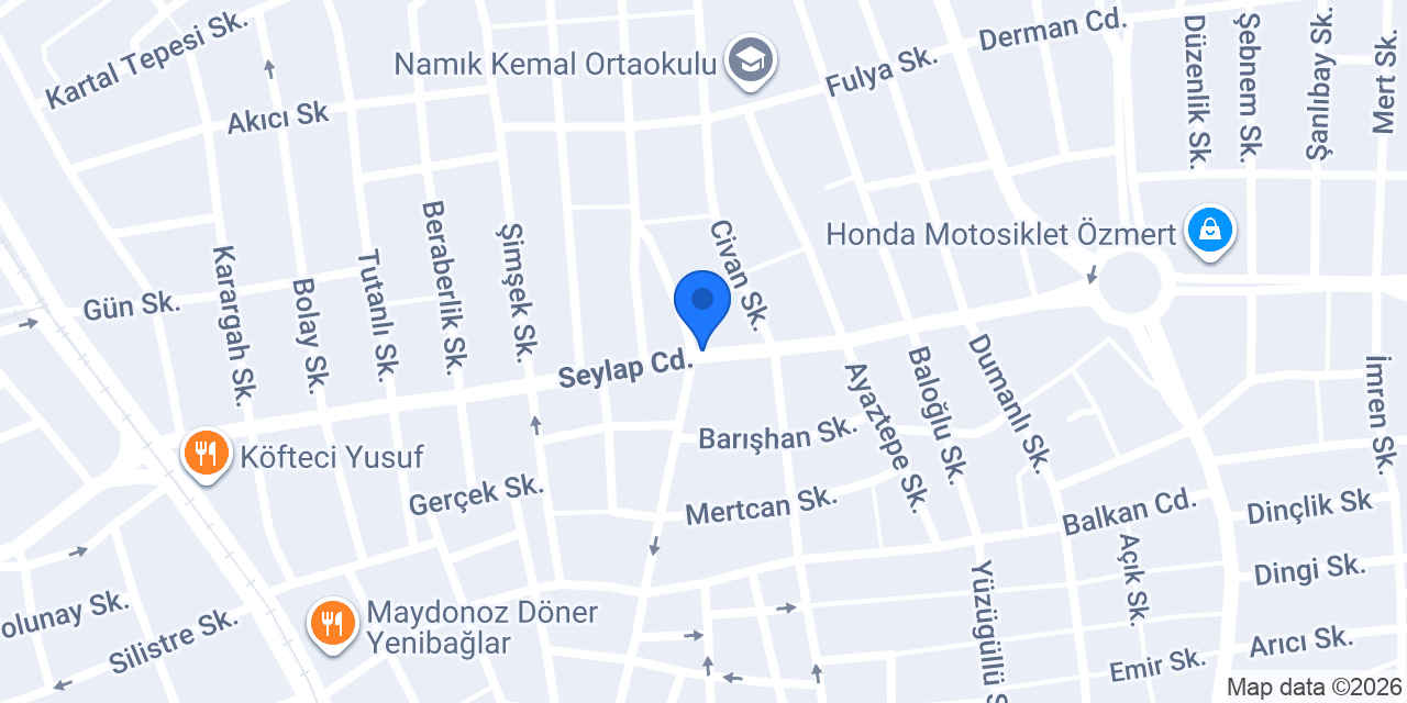 Sayın Veteriner Kliniği konumu