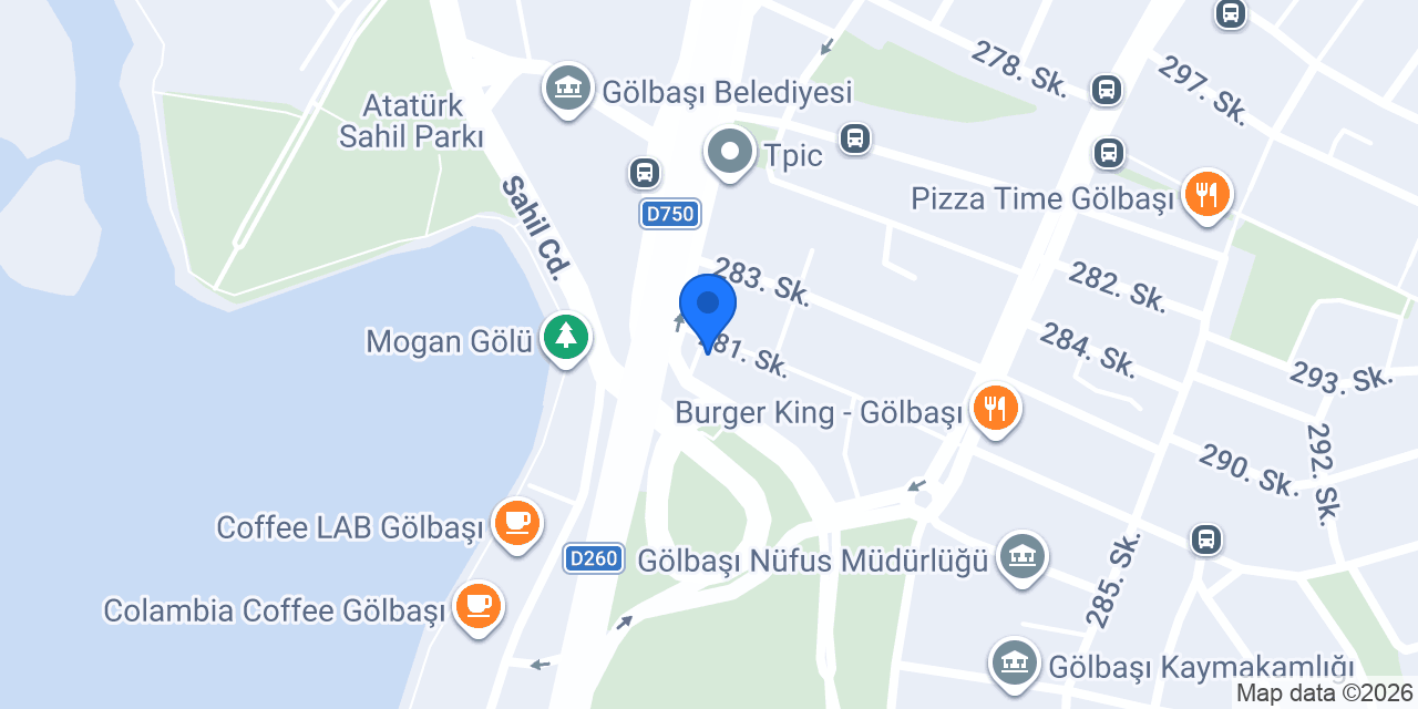 Koçsoy Rent A Car Gölbaşı konumu