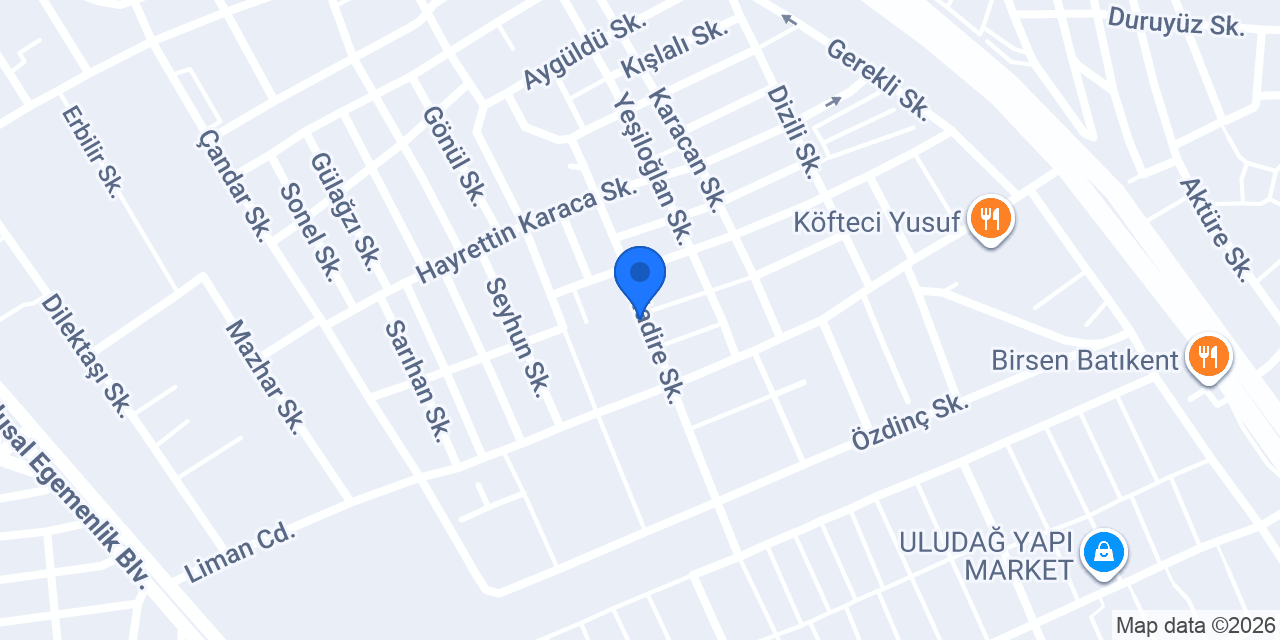 Avukat Mail Büyükerman İlkokulu konumu