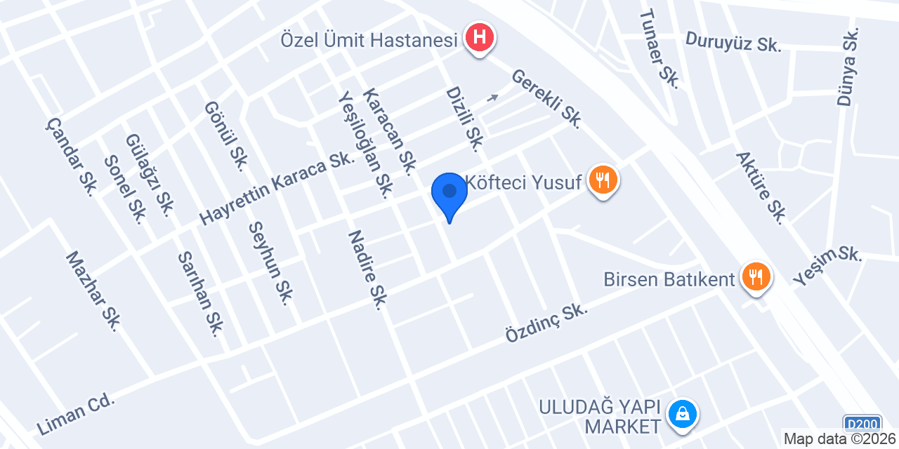 Makedonya Mit Üniversitesi konumu