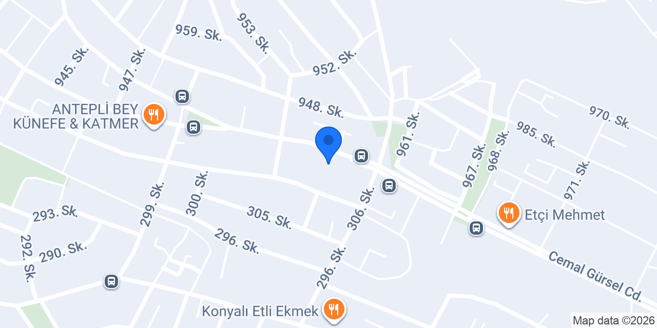 Gözde kasap konumu