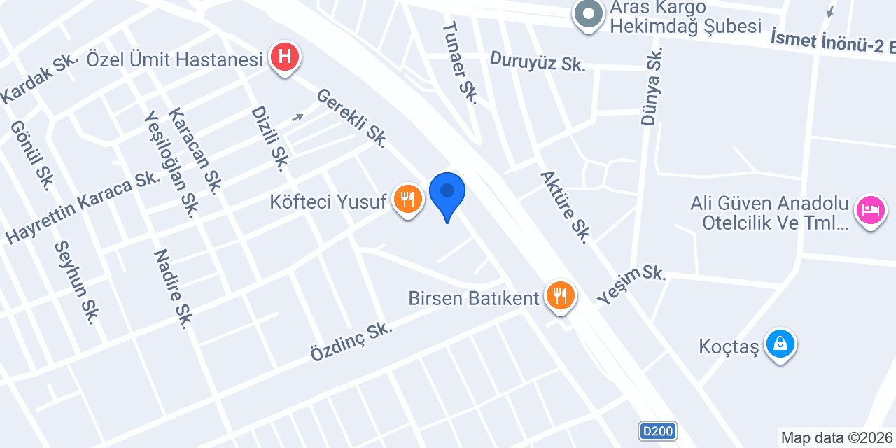 Divona Home - Bahçe Mobilyası konumu