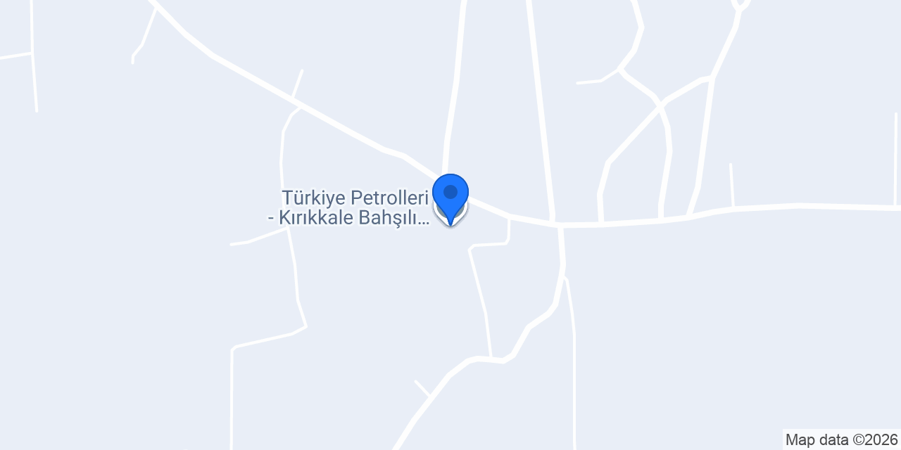 Türkiye Petrolleri - Kırıkkale Bahşılı Terminali konumu