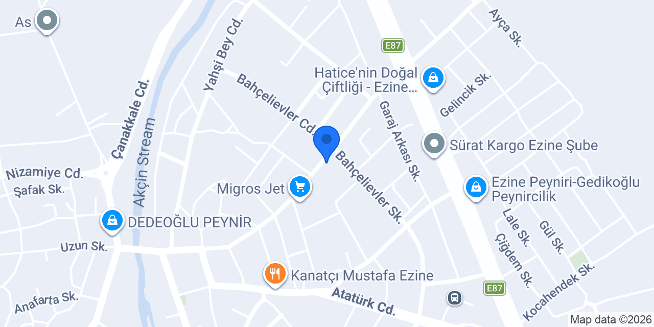 Şule optik konumu