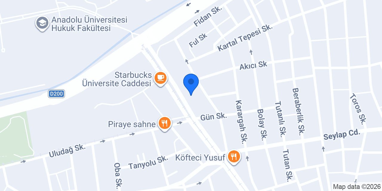 Little Caesars Bağlar Eskişehir Şubesi konumu