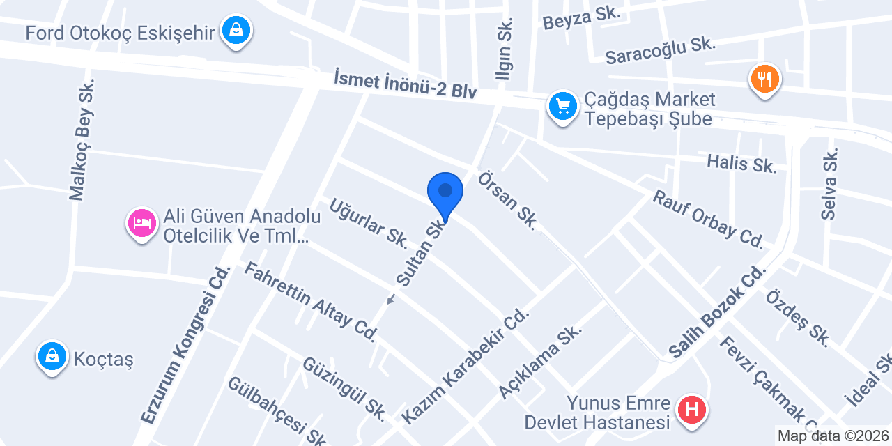 Erosboss nargile shop konumu