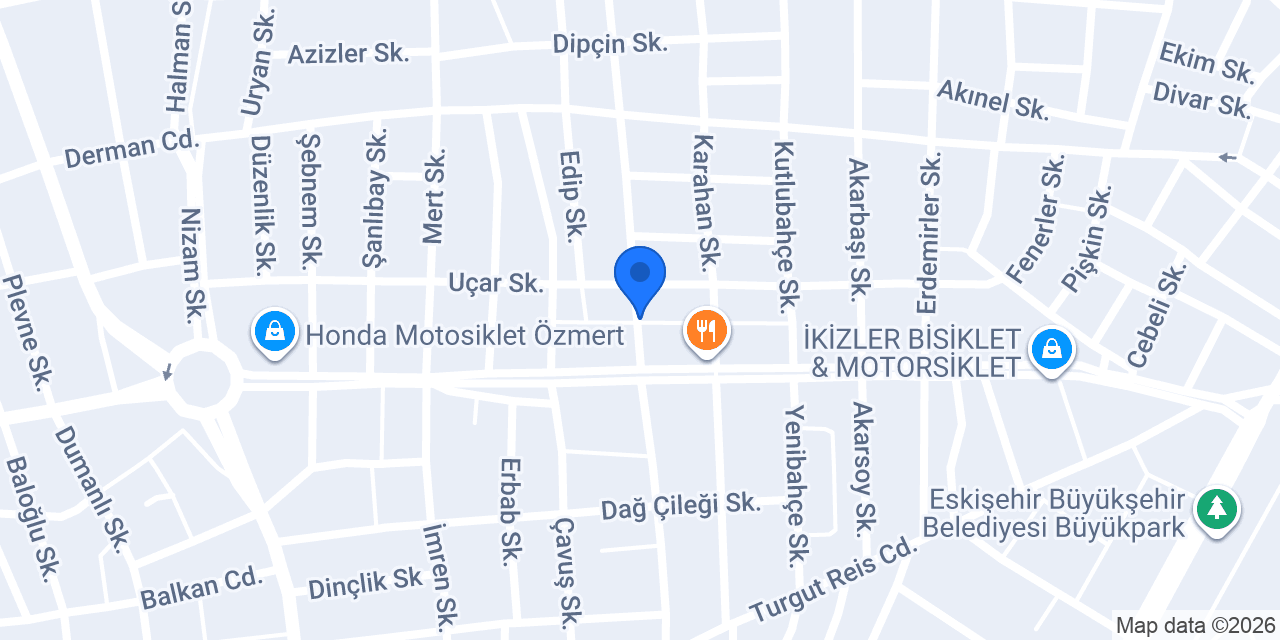 Eskişehir Yemek konumu