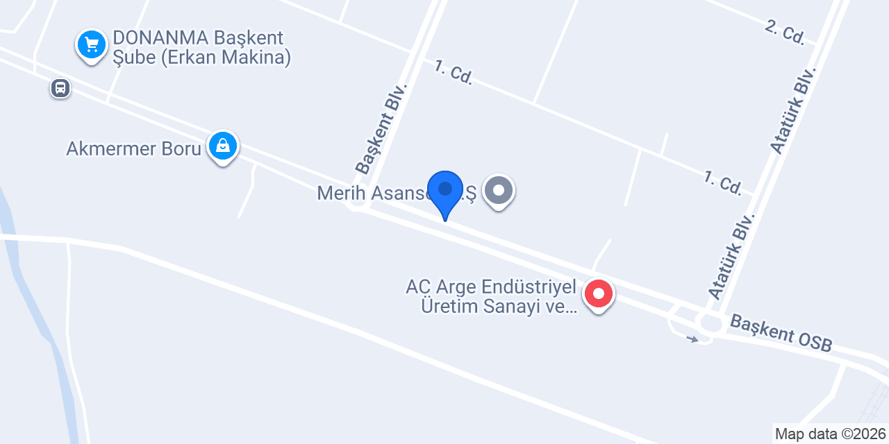 Akmermer Demir Çelik konumu