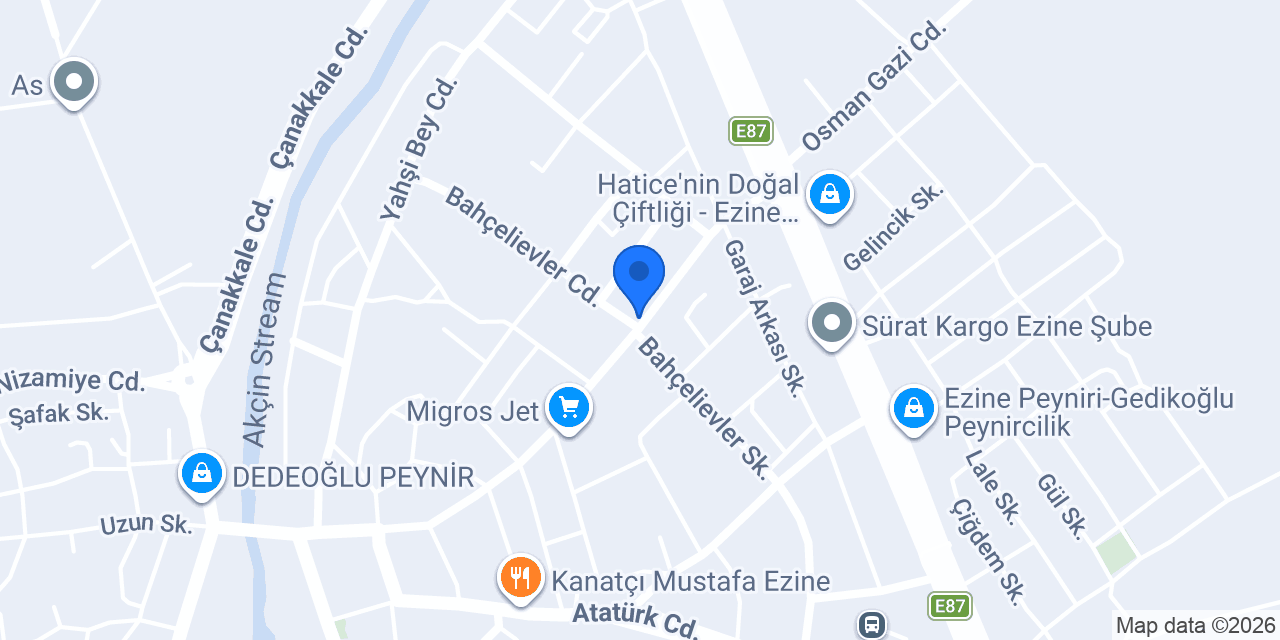 Hanım Eczanesi konumu