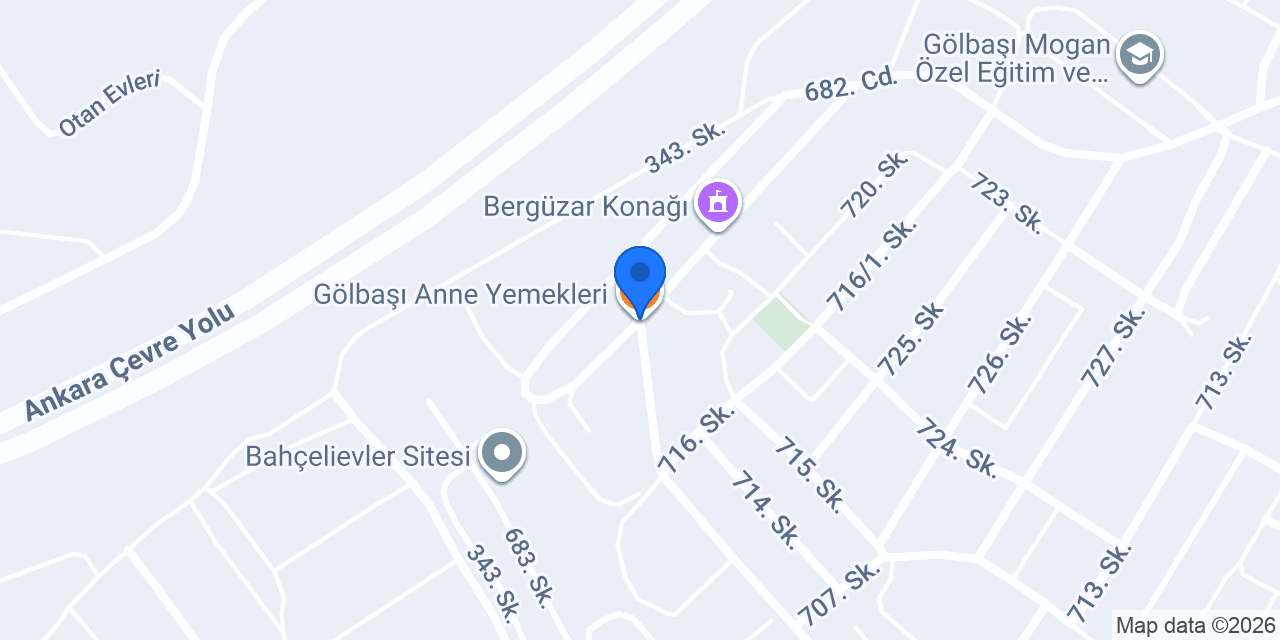 Gölbaşı Anne Yemekleri konumu